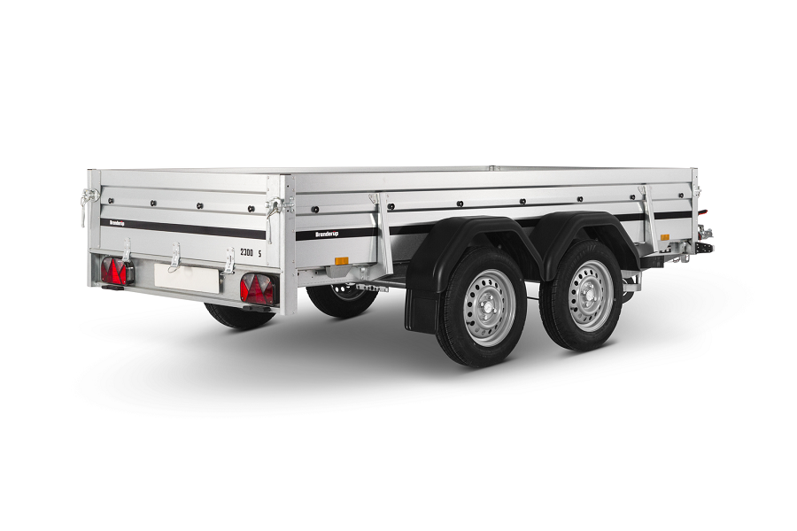 Přívěsný vozík brzděný Brenderup 2300TB | 301 x 153 x 40 cm | 2500 kg 