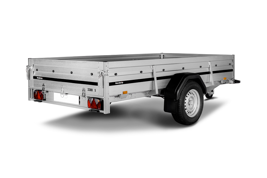 Přívěsný vozík sklopný Brenderup 2300SB | 302 x 153 x 40 cm | 1300 kg