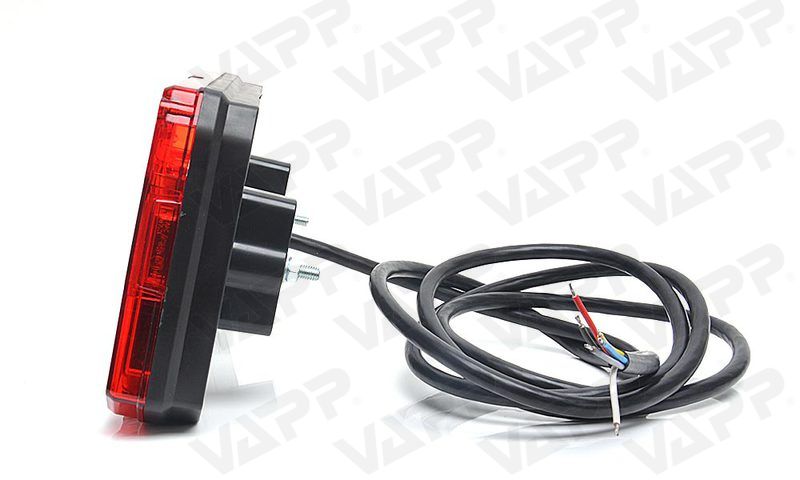 Svítilna WAS W125DL/915 sdružená LED 12-24V, L-BL/BR/KO/ML/CO, kabel 2m 