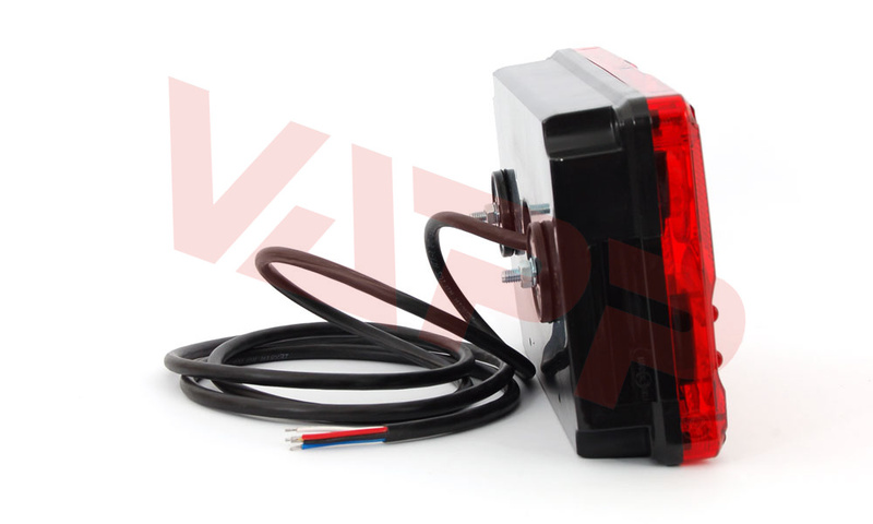Svítilna WAS W70DP/395 sdružená LED 12-24V, P-BL/BR/KO/CO/RZ 