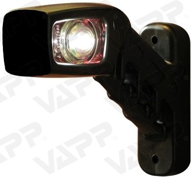 Svítilna doplňková obrysová LED WAS 242P, 12-24V, pravá, 135 mm 