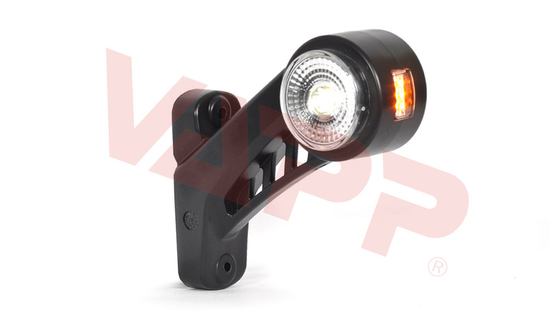 Svítilna doplňková/boční obrysová LED WAS W77.2 RF/577 BCL, 12-24V, levá 