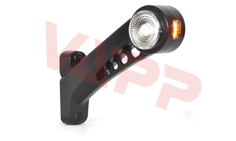 Svítilna doplňková/boční obrysová LED WAS W77.3 RF/579 BCL, 12-24V, levá 