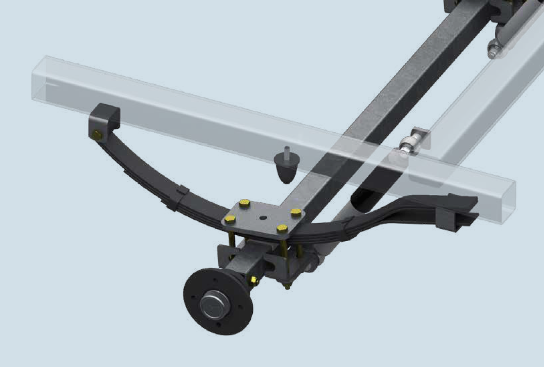 Náprava AL-KO Starr Plus (750kg) a= 1400 mm, 100x4