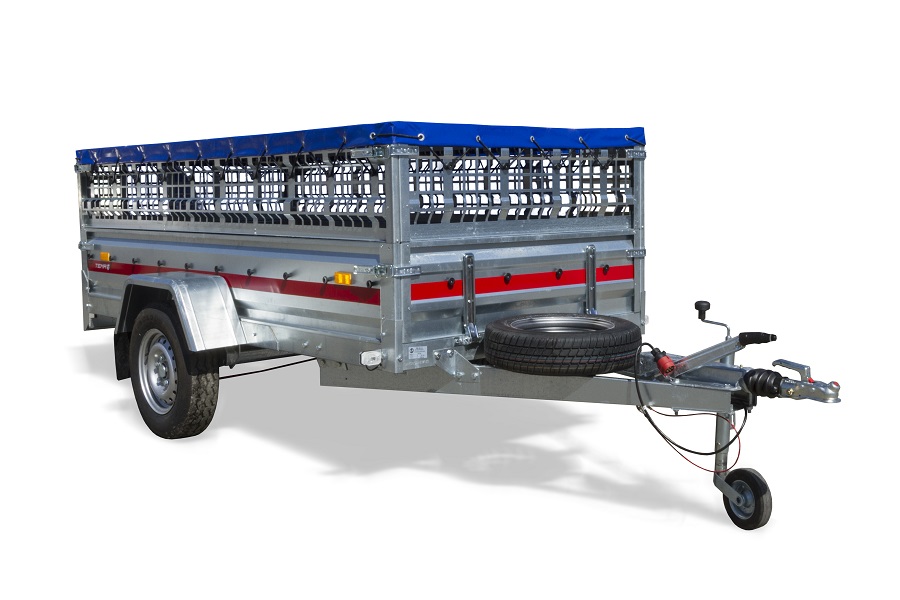 Brzděný přívěsný vozík TEMARED PRO BRAKE | 296 x 150 cm | 1500 kg