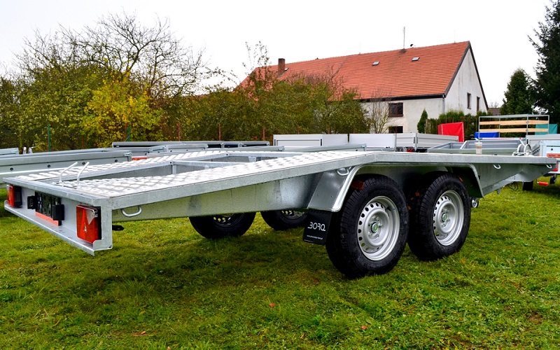 Přepravník automobilů - JUPITER - 500 x 210 cm, 3000 kg