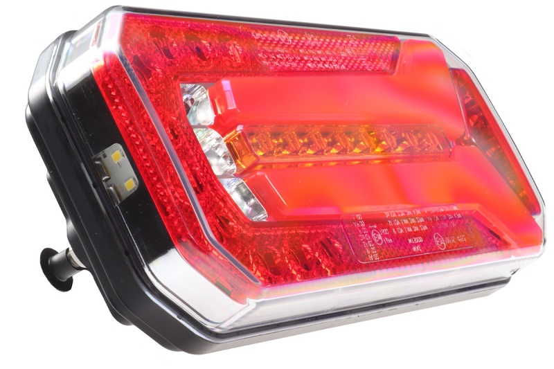Svítilna WAS W150 sdružená LED 12-24 V, P, BL/BR/KO/CO/RZ, dynamický blinkr