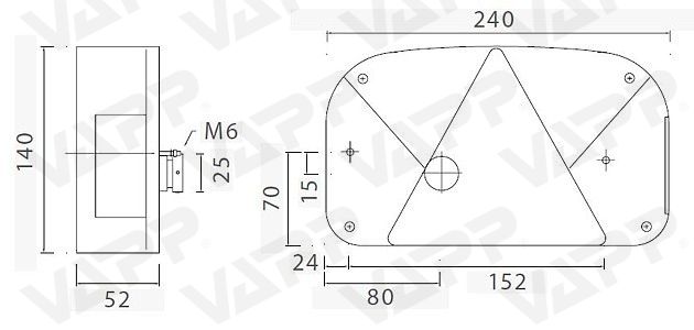 Svítilna Multipoint II sdružená, L-BL/BR/KO/ML/RZ, bajMII 