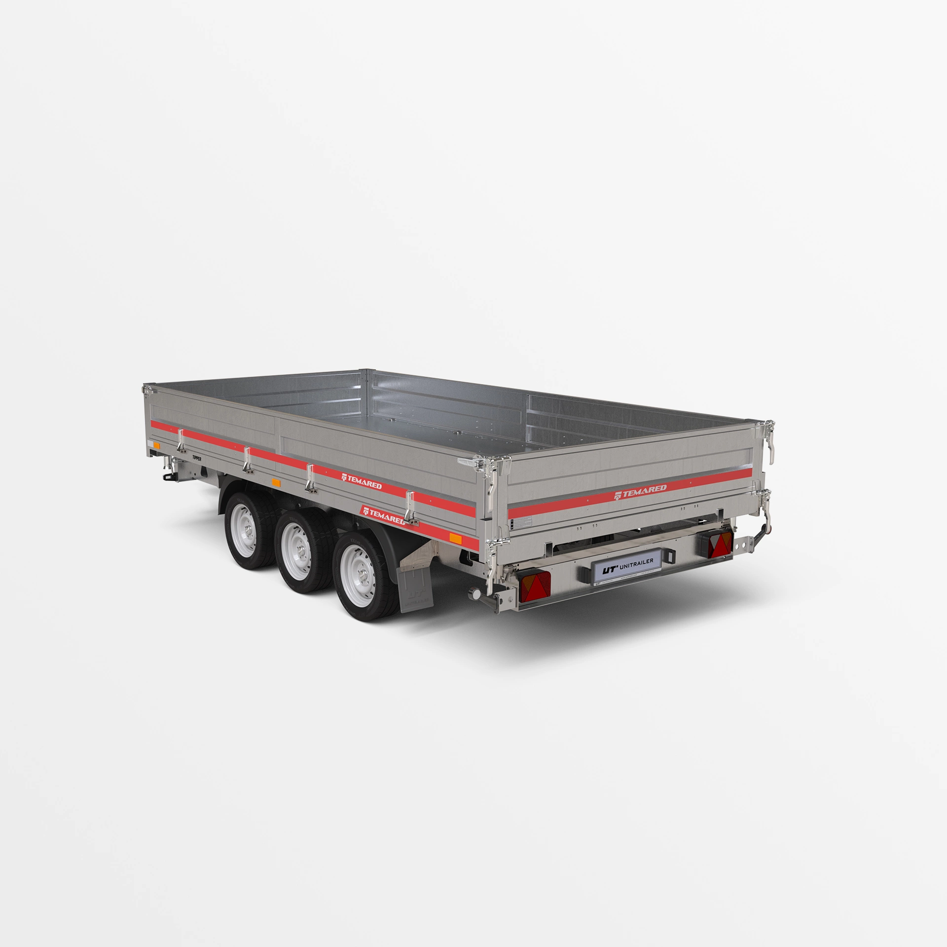 Třístranný hydraulický sklápěč Temared TIPPER | 568 x 212 cm | 3500 kg