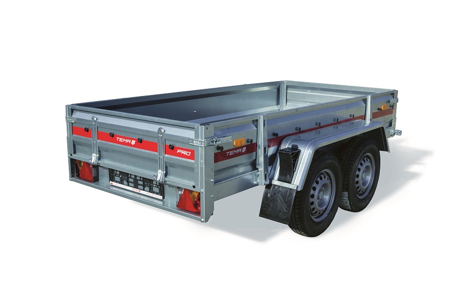Přívěsný vozík Temared PRO BRAKE 2612/2C | 264 x 125 cm | 2000 kg