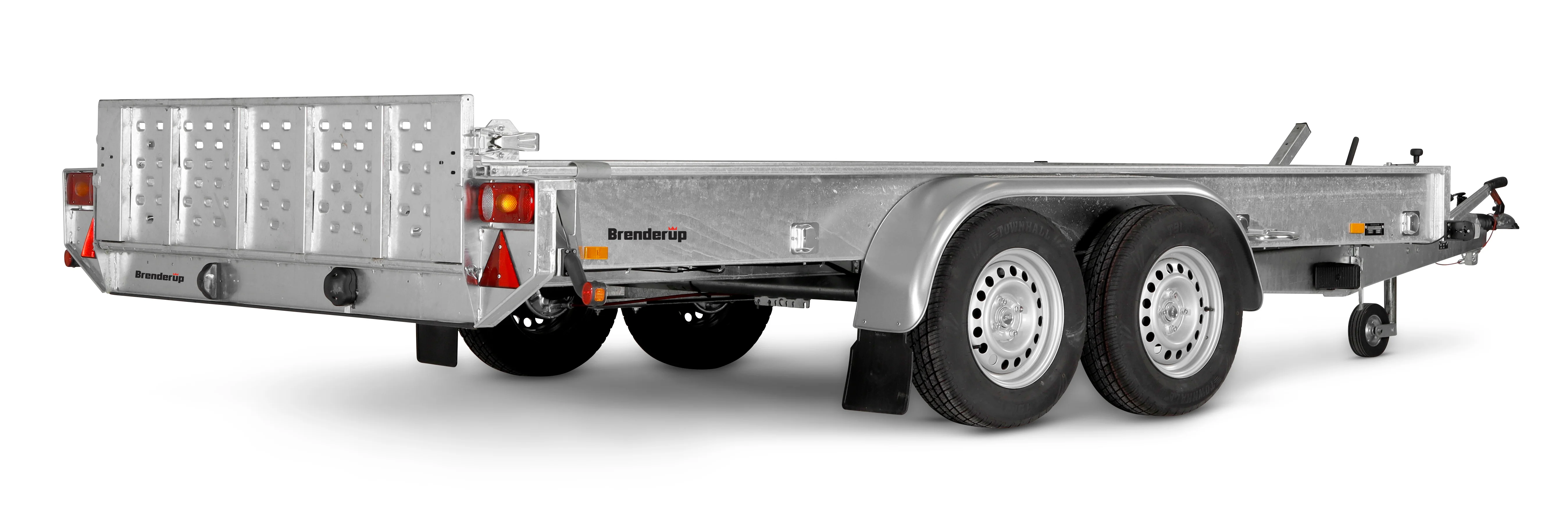 Univerzální hydraulicky sklopný přepravník Brenderup UT4000STB2500 | 399 x 180 cm | 2500 kg