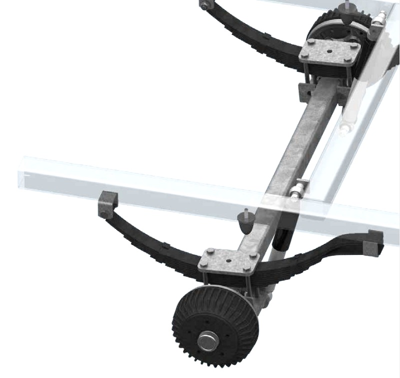Náprava AL-KO Starr Plus BS (1500kg) a= 850 mm, 112x5