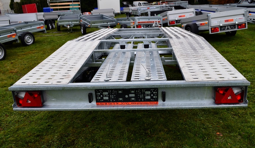 Přepravník automobilů - JUPITER - 450 x 200 cm, 3000 kg
