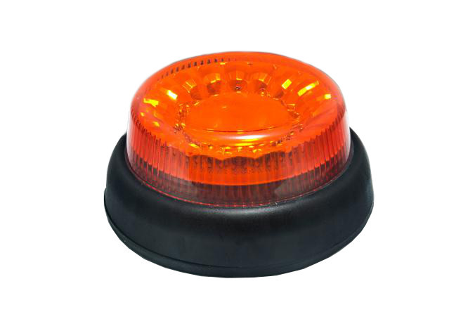 Maják magnetický oranžový Fristom FT-100 LED MAG, nízký, kabel 3m