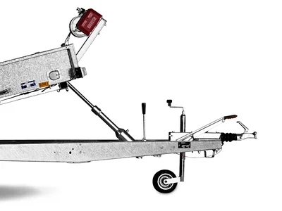 Univerzální hydraulicky sklopný přepravník Brenderup UT4000STB2500 | 399 x 180 cm | 2500 kg