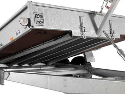 Univerzální hydraulicky sklopný přepravník Brenderup UT4000STB2500 | 399 x 180 cm | 2500 kg