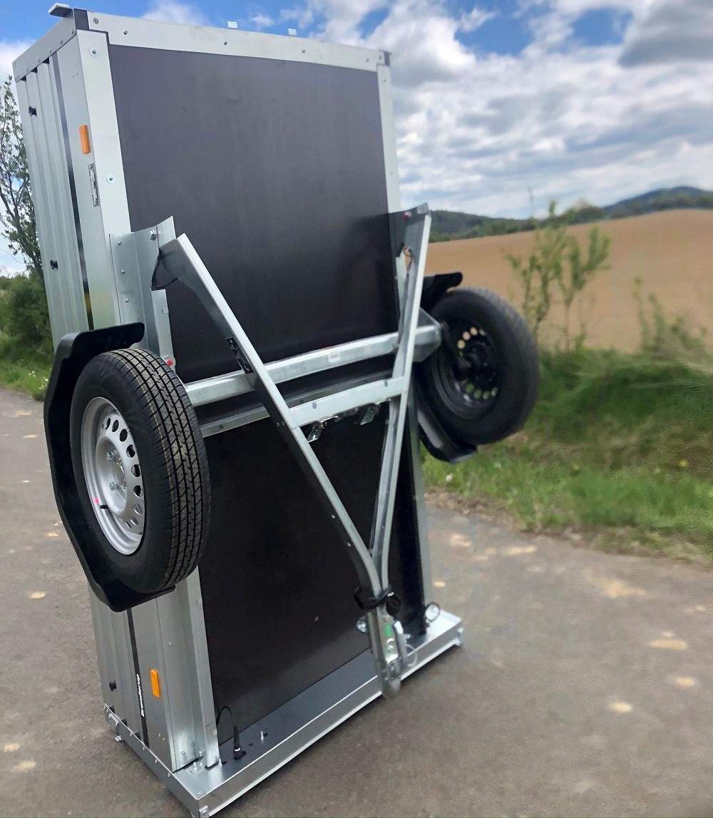 Přívěsný vozík Brenderup 1205S UB XL TILT sklopný | 204 x 116 cm