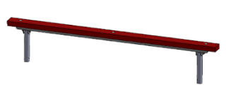 Podpěra 200cm plochá boční v. 50 cm