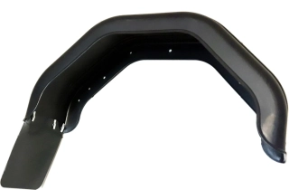 Blatník PRAVÝ Brenderup - 13" kolo, černý, 200 x 660 mm