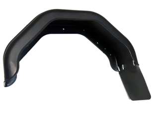 Blatník LEVÝ Brenderup - 13" kolo, černý, 200 x 660 mm