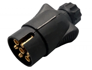 Zástrčka - vidlice 7-pól/12V, dvouvývodová TESAT