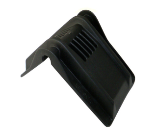 Ochranný roh KPD 205x160 mm pro popruh až 70 mm, černý plast 