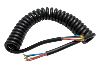 Kabel spirálový 7 žilový TESAT, 3m 