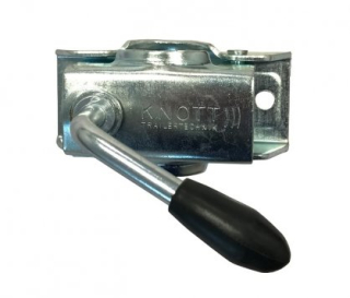 Držák opěrného kolečka 48 mm KNOTT, plech 