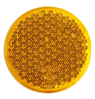 Odrazka oranžová kulatá Wital samolepicí pr. 63 mm 