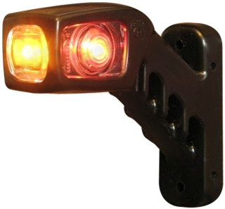 Svítilna doplňková/boční obrysová LED WAS W49 241L, 12-24V, levá, 135 mm 