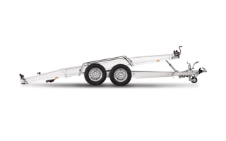 Hydraulicky sklopný přepravník automobilů - WENUS - 450 x 195, 2700 kg