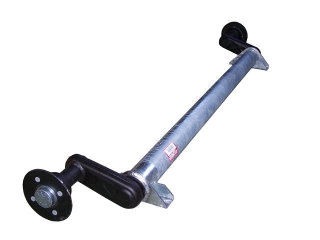 Náprava KNOTT G 13 (1300 kg) b=1000 mm, 100x4, nízké patky 