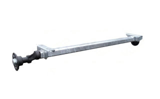 Náprava KNOTT VG 7-L (750 kg) b=1000 mm, 100x4, nízké patky 