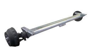 Náprava KNOTT GB 15 (1500 kg) b=1300 mm 250x40 (112x5) s přípravou pro tlumiče