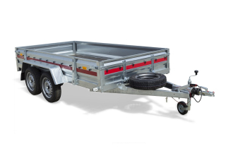Přívěsný vozík Temared PRO BRAKE 3015/2C | 296 x 150 cm | 2000 kg