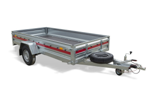 Brzděný přívěsný vozík TEMARED PRO BRAKE | 296 x 150 cm | 1500 kg