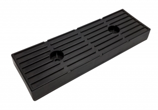 Pás DOMAR profi 300 x 100 mm PE na trupovou opěru černý