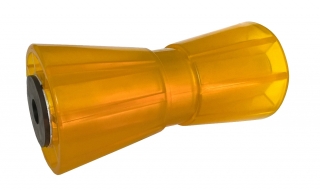 Rolna kuželová 8'' žlutá PVC, pr. 90/61 mm, d=17 mm, l=194 mm