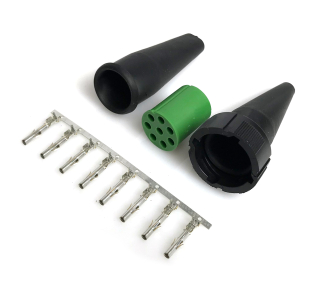 Zástrčka - bajonet Multipoint V zelený - 8pin