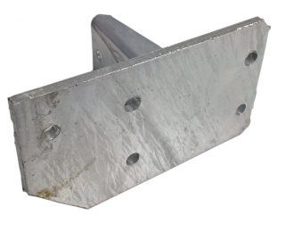 Konzola pro držák opěrného kolečka a hydrauliky na brzdu AL-KO 161S/251S pro přívěs ADAM