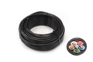 Kabel 5x0,75 mm2, hnědá/ bílá/ červená/ zelená/ modrá, balení 200 m