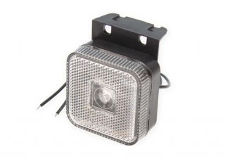 Poziční světlo W63 (303Z) přední bílé LED s držákem