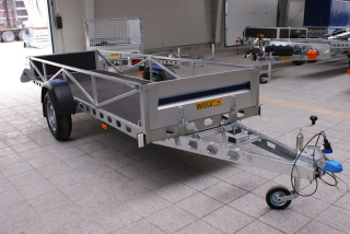 Rámový 592 x 132  náprava 1300 kg nebrzděná