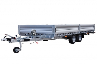 WIOLA Multitrailer 3000 KG 4100 X 2100 podlaha z překližky integrované nájezdy 