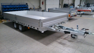 WIOLA Multitrailer 3500 kg 4100 X 2100 podlaha z hliníku integrované nájezdy 