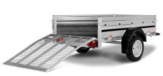 Nájezdová rampa Brenderup - nosnost 600 kg - š.128cm