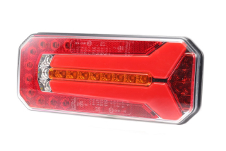 Svítilna WAS W150 sdružená LED 12-24 V, P, BL/BR/KO/CO/RZ,baj5 dynamický blinkr