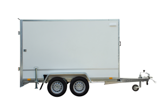 Skříňový přívěs Temared BOX 2512/2 | 250 x 125 x 150 cm | 2 x 750 kg
