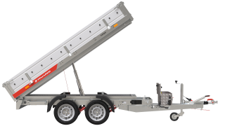 Kombinovaný hydraulický sklápěč TIPPER 3015/2 | 305 x 154 cm | 3000 kg