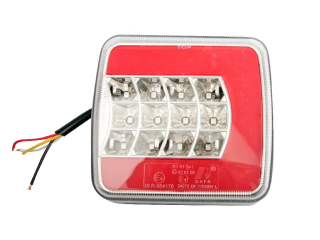 Sdružené světlo C LED - levé s osvětlením SPZ, 12 V MULTIPA